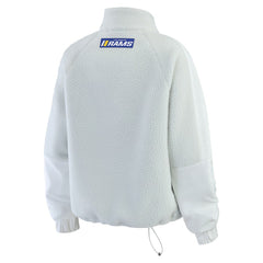 WEAR by Erin Andrews Women's Polar Fleece Half-Zip Jacket - Los Angeles Rams