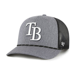 MLB Tampa Bay Rays '47 Carbon Rope Trucker Adjustable Hat