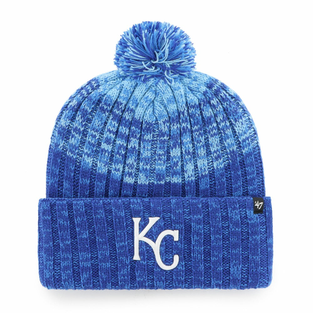 MLB Kansas City Royals '47 Cascade Cuffed Knit Hat with Pom