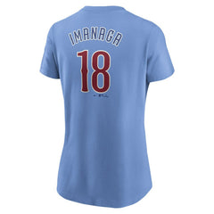 MLB Shōta Imanaga Chicago Cubs Nike Women's Cooperstown Collection Fuse Name & Number T-Shirt