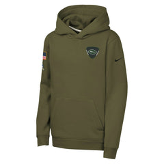 Youth 2025 Salute to Service Club Fleece Hoodie - New York Jets
