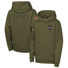 Youth 2025 Salute to Service Club Fleece Hoodie - Denver Broncos