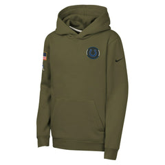 Youth 2025 Salute to Service Club Fleece Hoodie - Indianapolis Colts