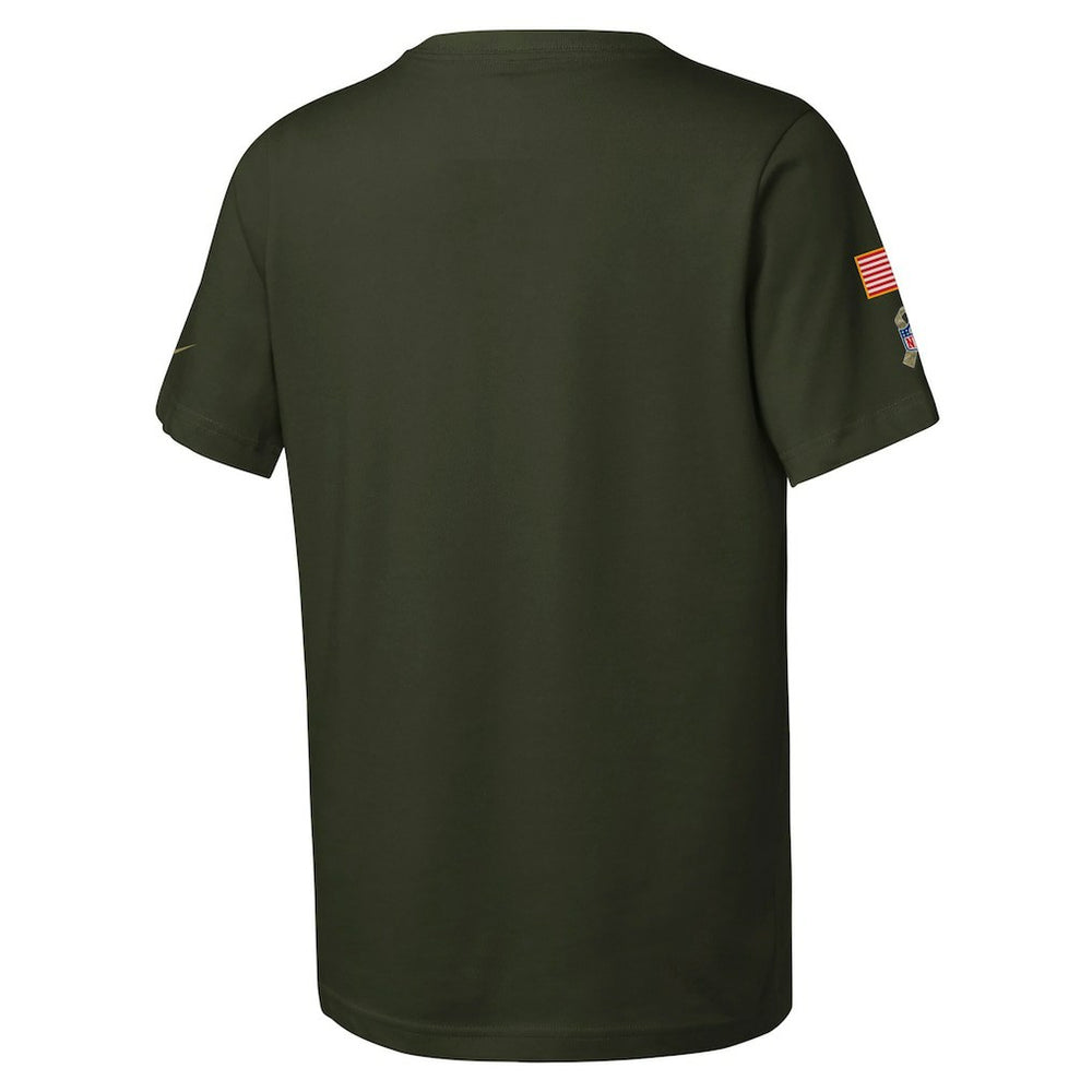 Youth 2025 Salute to Service Sideline Dri-FIT T-Shirt - Atlanta Falcons