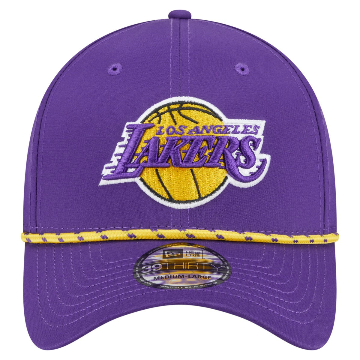 NBA Los Angeles Lakers Featherweight Poly Rope Flex 39Thirty Hat