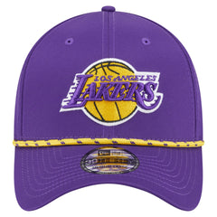 NBA Los Angeles Lakers Featherweight Poly Rope Flex 39Thirty Hat