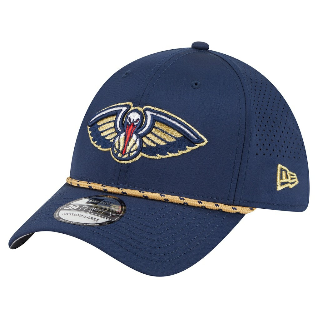 NBA New Orleans Pelicans Featherweight Poly Rope Flex 39Thirty Hat