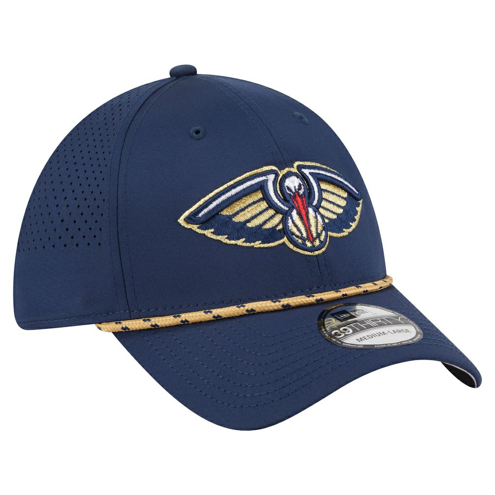 NBA New Orleans Pelicans Featherweight Poly Rope Flex 39Thirty Hat