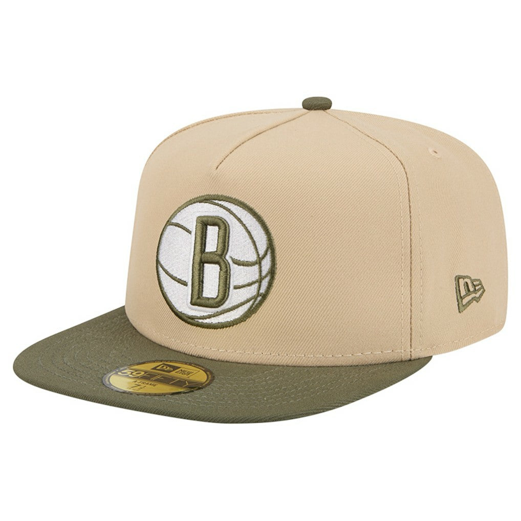 NBA Brooklyn Nets Color Pack Two-Tone 59FIFTY A-Frame Fitted Hat