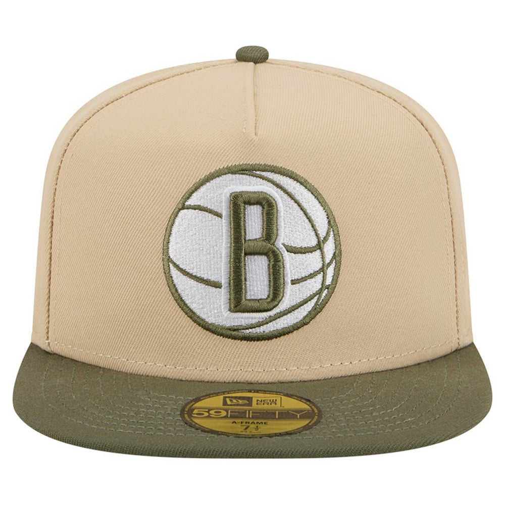 NBA Brooklyn Nets Color Pack Two-Tone 59FIFTY A-Frame Fitted Hat