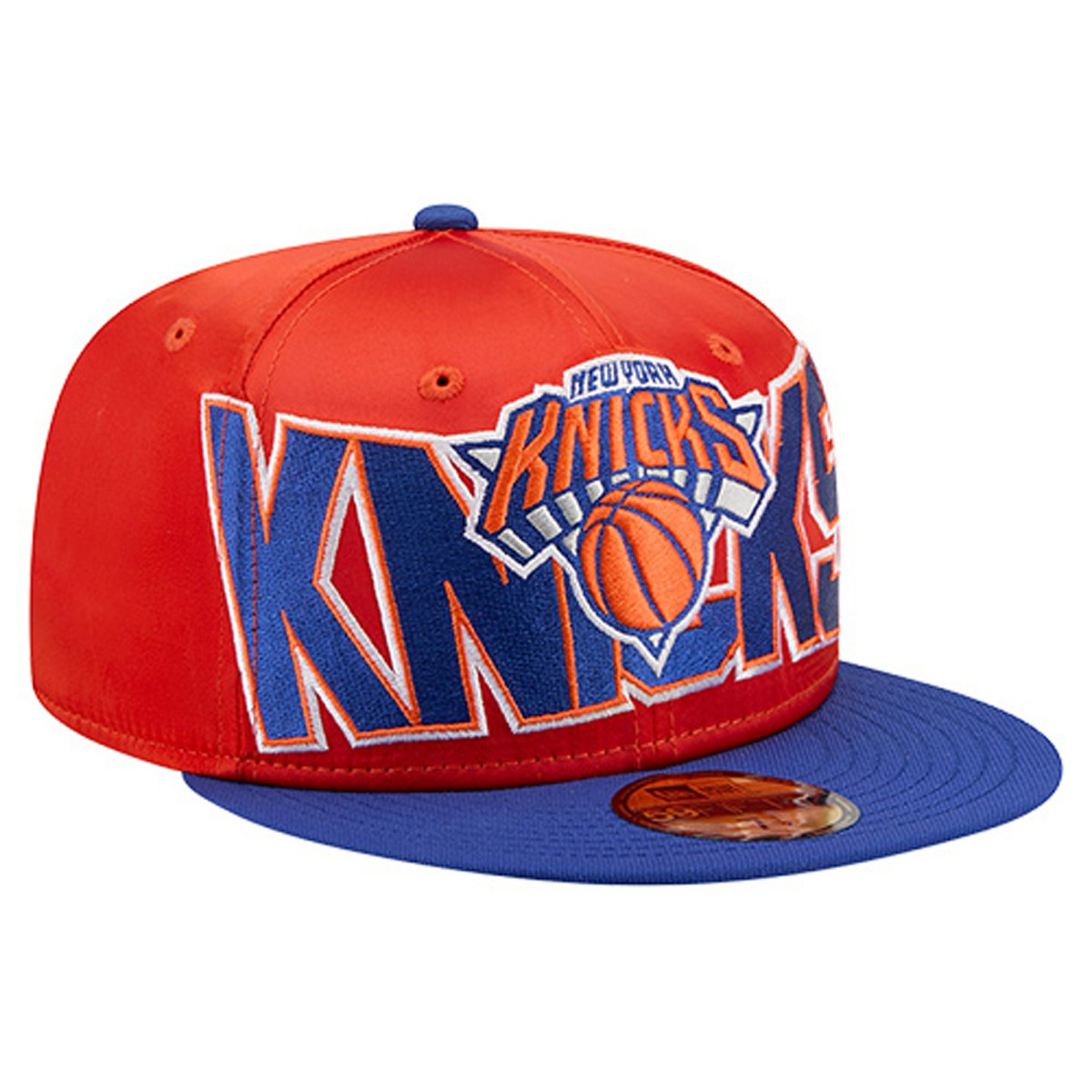 NBA New York Knicks Satin Two-Tone 59FIFTY Fitted Hat