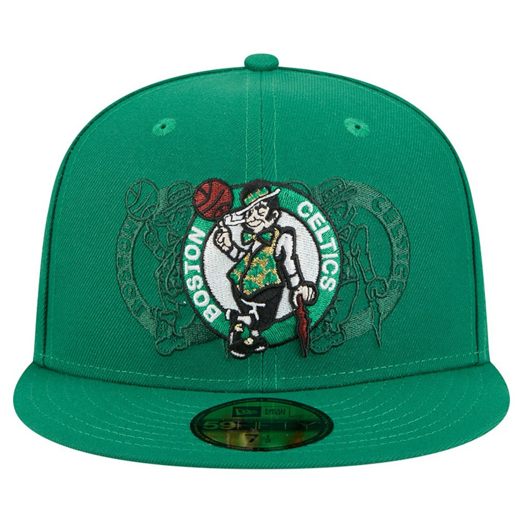 NBA Boston Celtics Tri-Hit 59Fifty Fitted Hat