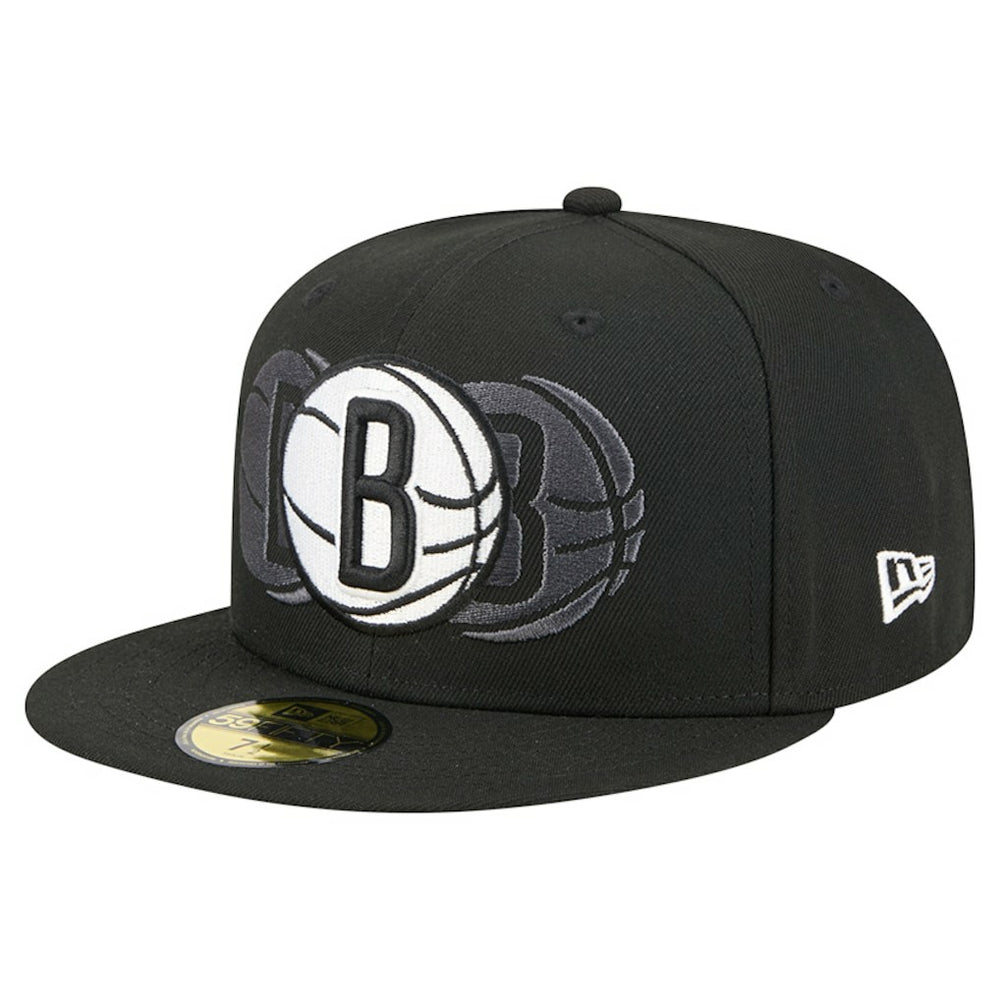 NBA Brooklyn Nets Tri-Hit 59Fifty Fitted Hat