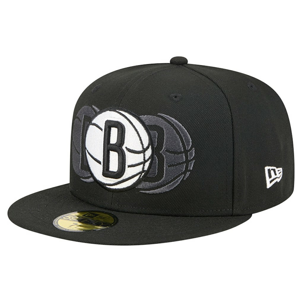 NBA Brooklyn Nets Tri-Hit 59Fifty Fitted Hat