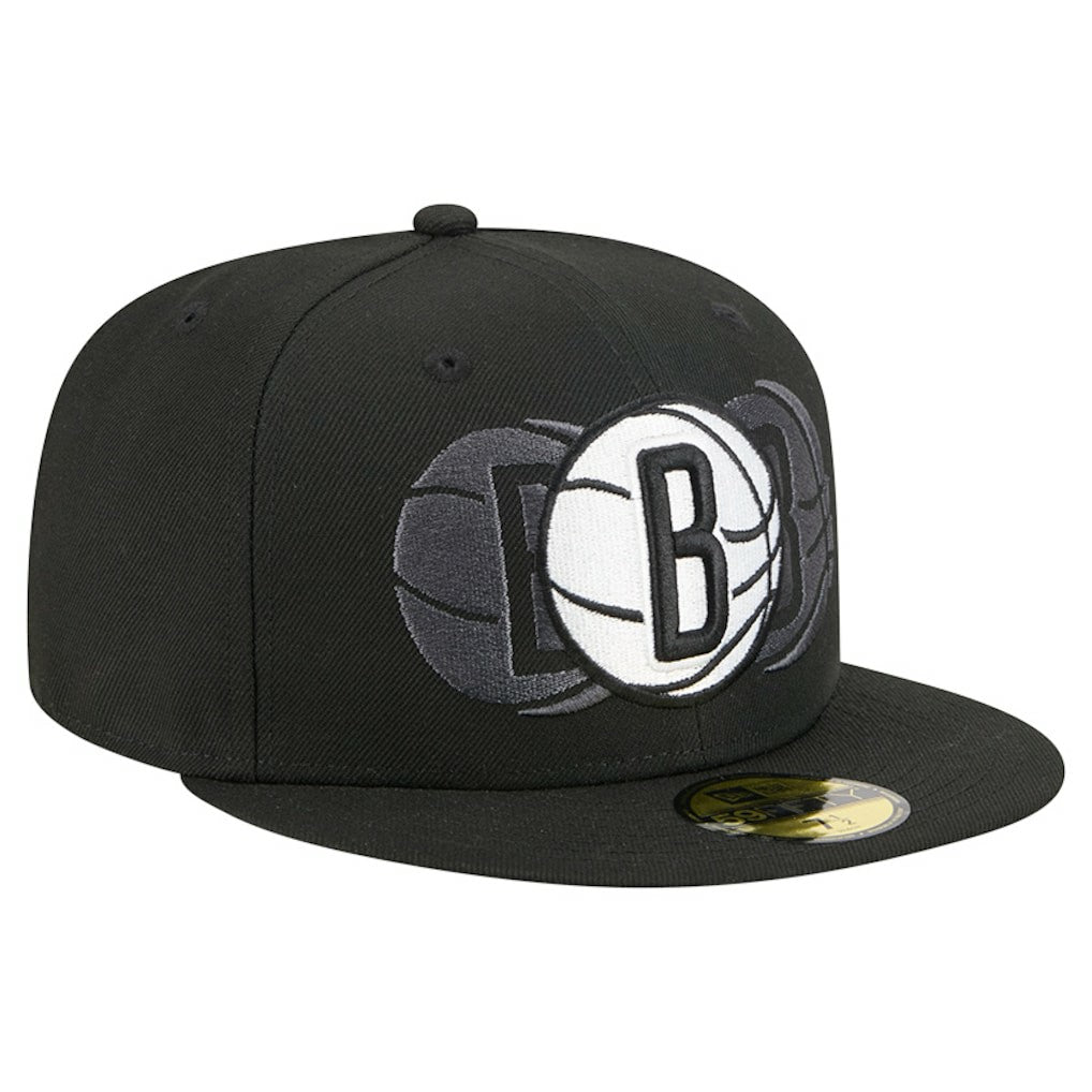 NBA Brooklyn Nets Tri-Hit 59Fifty Fitted Hat