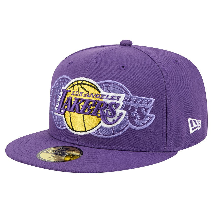 NBA Los Angeles Lakers Tri-Hit 59Fifty Fitted Hat