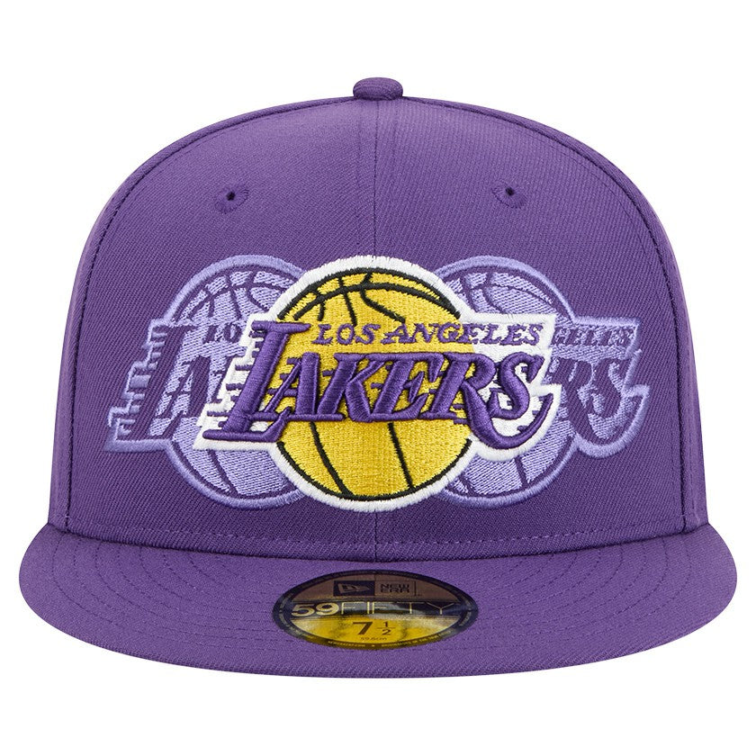 NBA Los Angeles Lakers Tri-Hit 59Fifty Fitted Hat