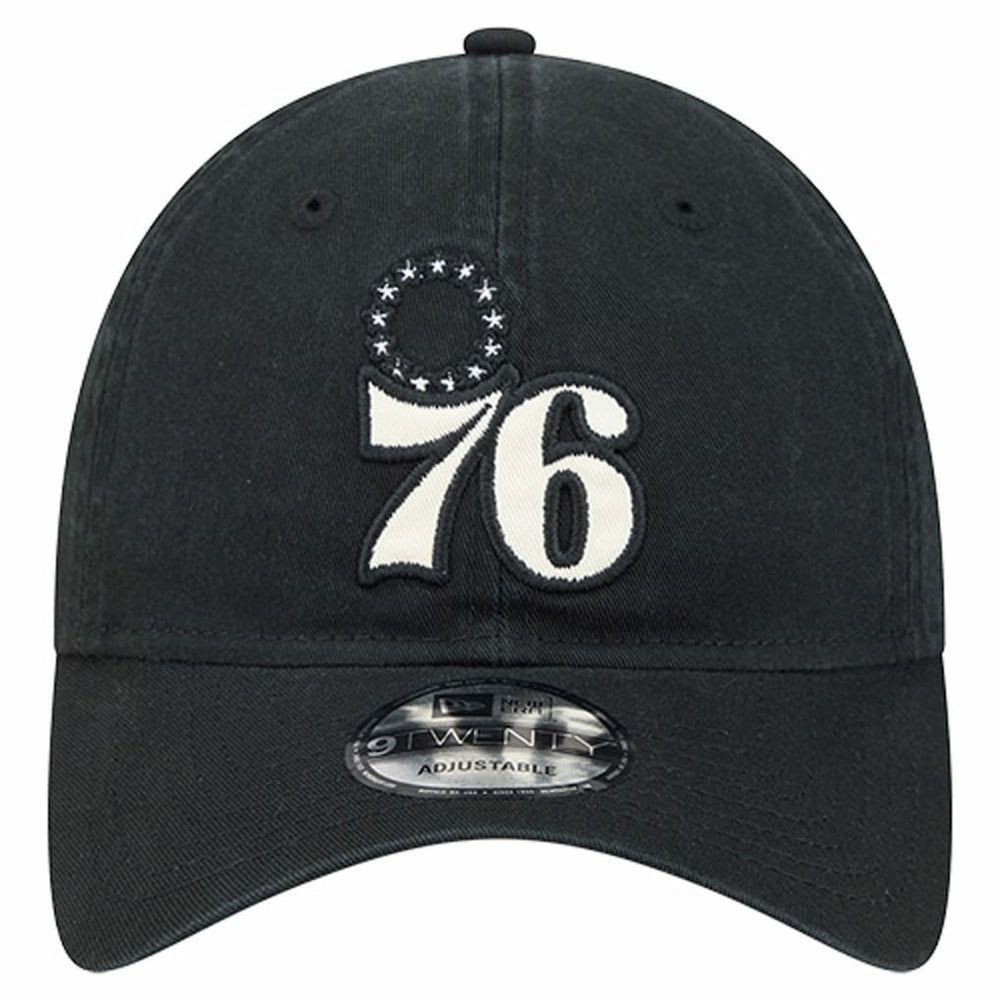 NBA Philadelphia 76ers Stamp Fabric Applique 9TWENTY Adjustable Hat