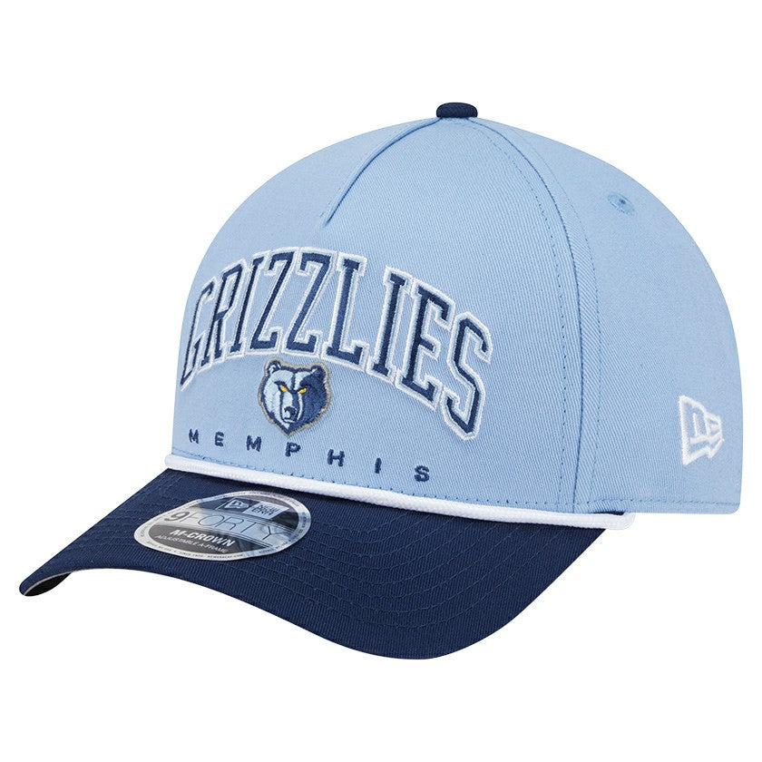 NBA Memphis Grizzlies Bold Arch COOLERA 9FORTY A-Frame M-Crown Adjustable Hat