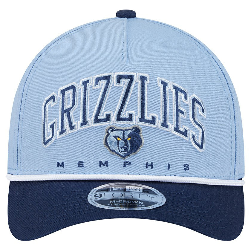 NBA Memphis Grizzlies Bold Arch COOLERA 9FORTY A-Frame M-Crown Adjustable Hat