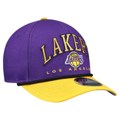NBA Los Angeles Lakers Bold Arch COOLERA 9FORTY A-Frame M-Crown Adjustable Hat