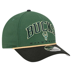 NBA Milwaukee Bucks Bold Arch COOLERA 9FORTY A-Frame M-Crown Adjustable Hat