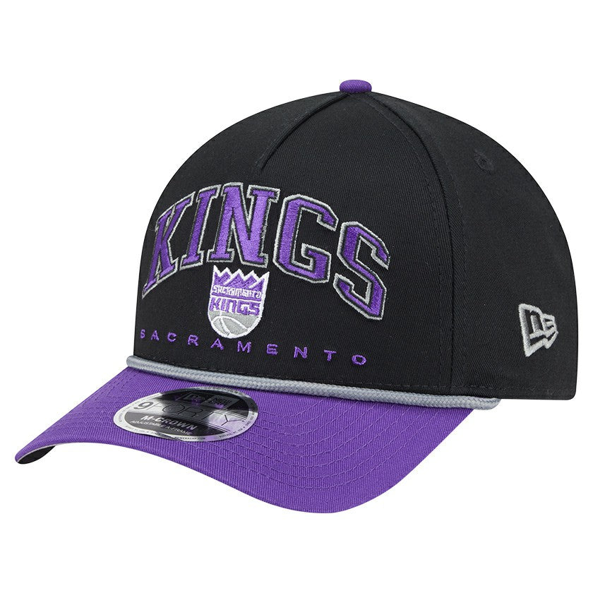 NBA Sacramento Kings Bold Arch COOLERA 9FORTY A-Frame M-Crown Adjustable Hat