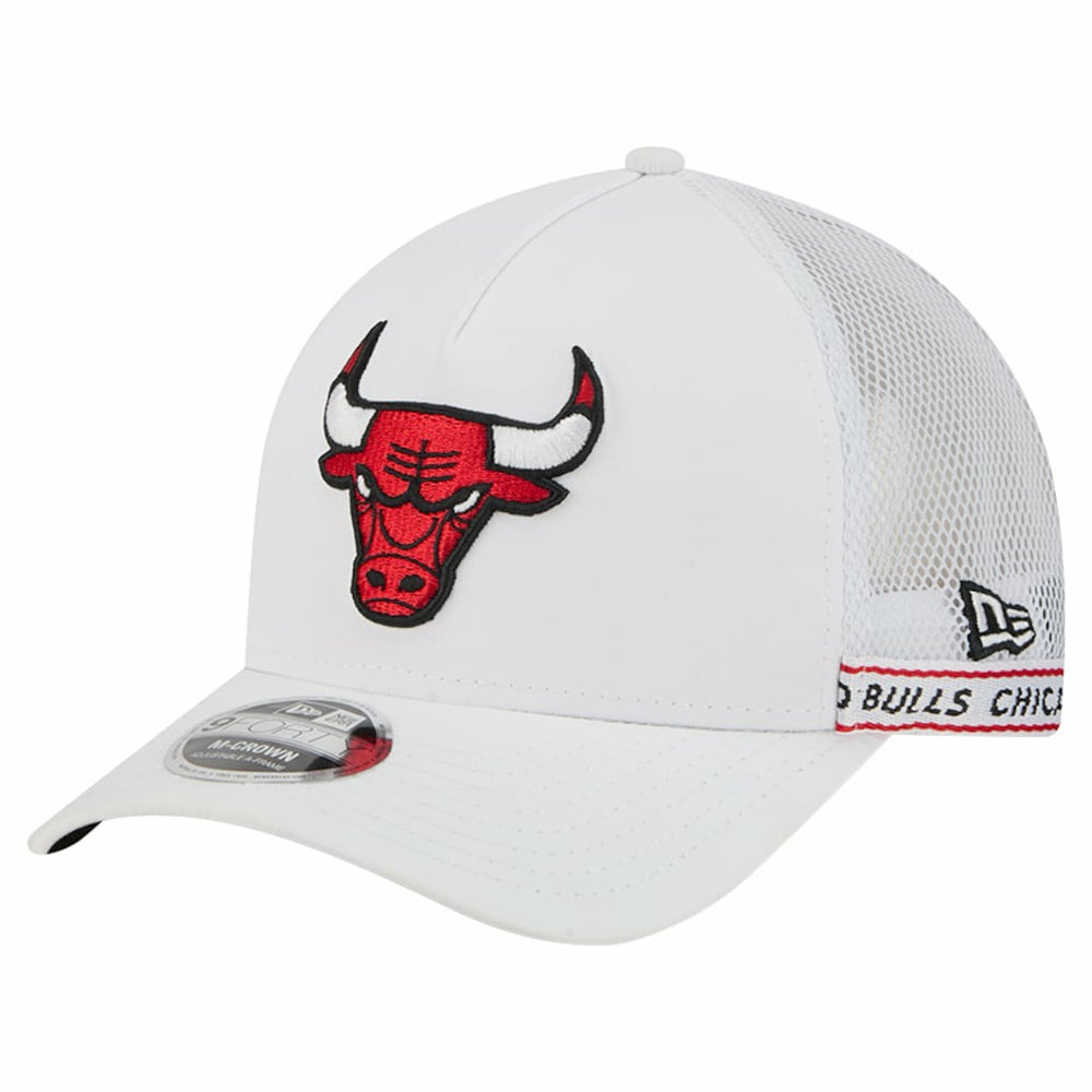 NBA Chicago Bulls Featherweight Team Tape 9FORTY M-Crown A-Frame Adjustable Hat