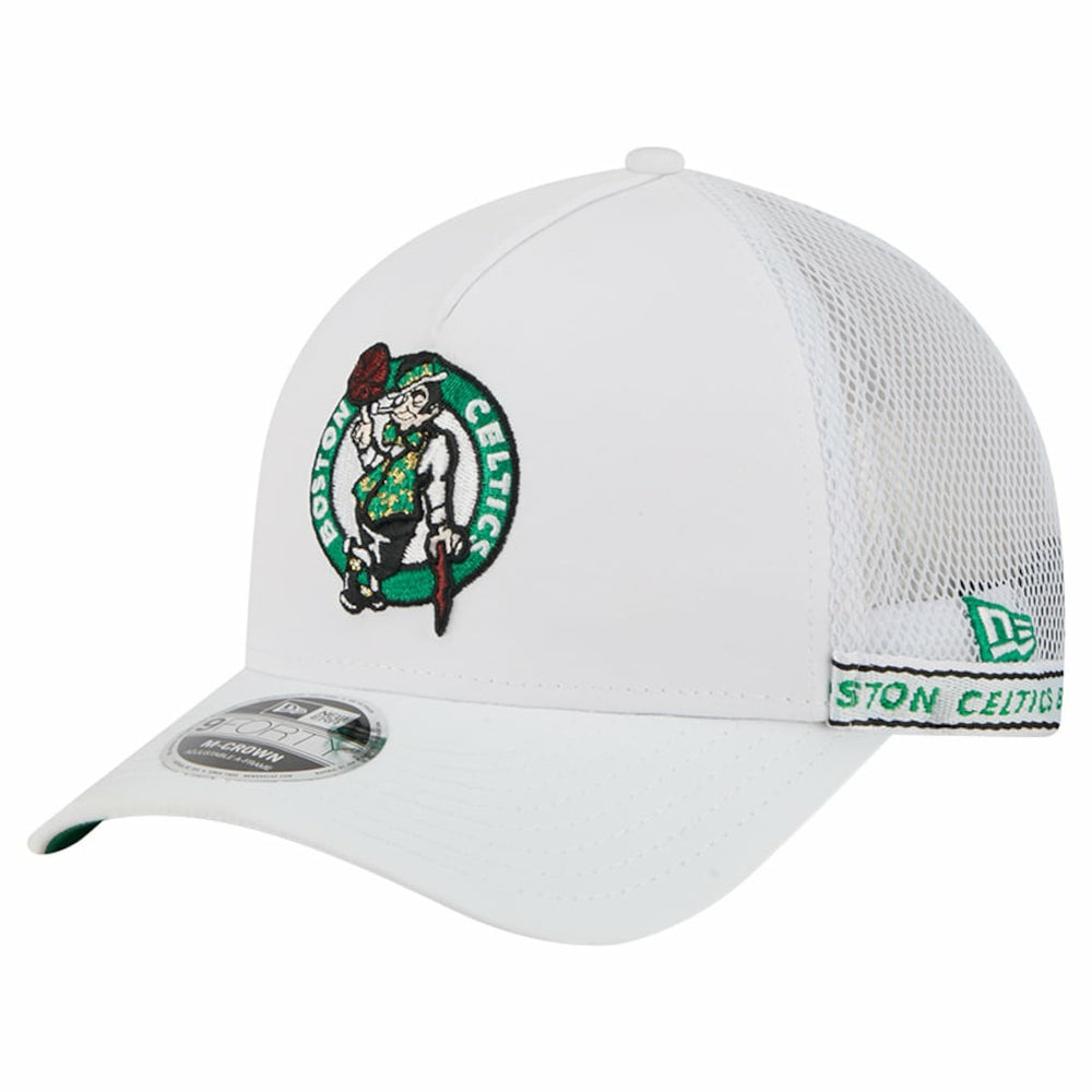 NBA Boston Celtics Featherweight Team Tape 9FORTY M-Crown A-Frame Adjustable Hat
