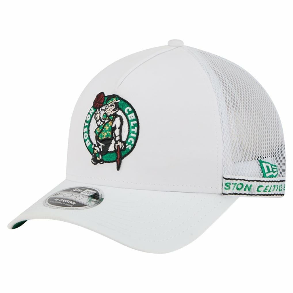 NBA Boston Celtics Featherweight Team Tape 9FORTY M-Crown A-Frame Adjustable Hat
