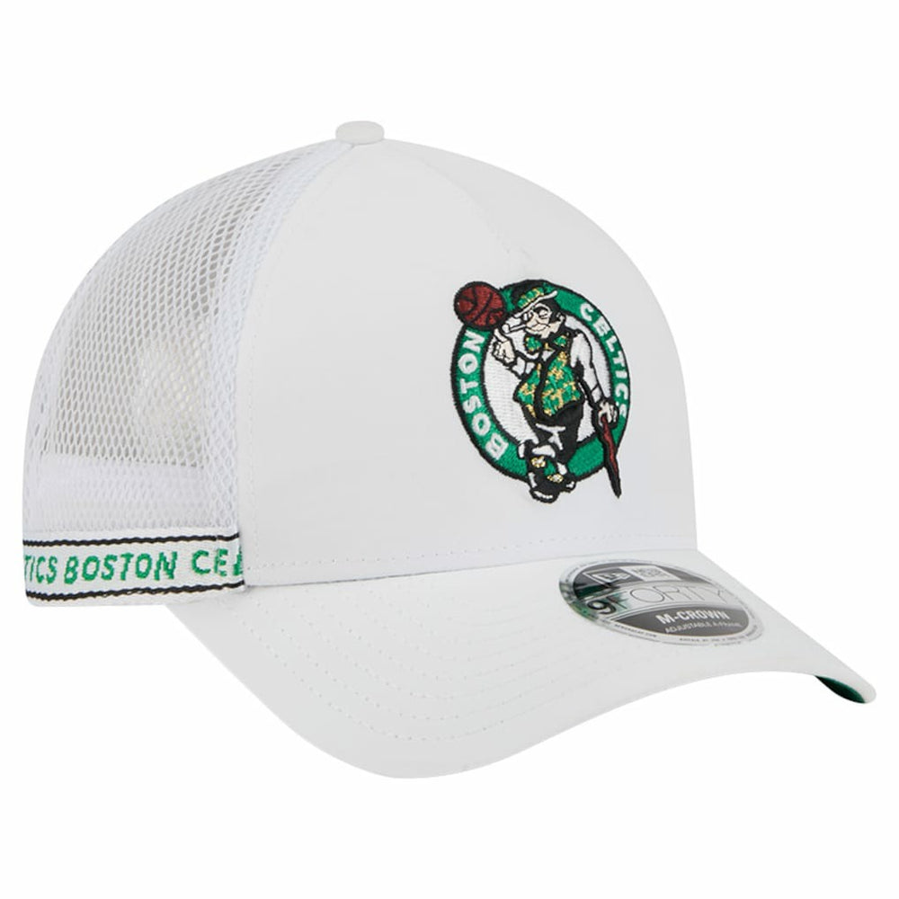 NBA Boston Celtics Featherweight Team Tape 9FORTY M-Crown A-Frame Adjustable Hat