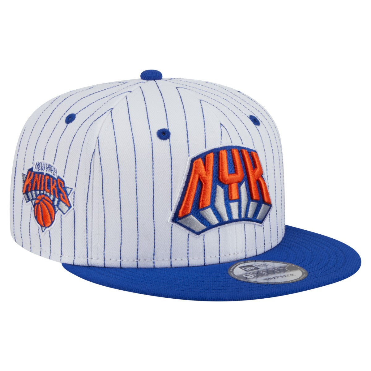 NBA New York Knicks Deceptor Pinstripe 9FIFTY Snapback Hat