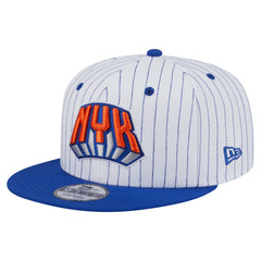 NBA New York Knicks Deceptor Pinstripe 9FIFTY Snapback Hat