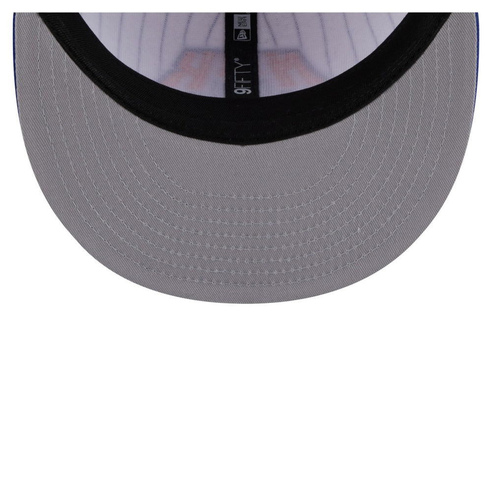 NBA New York Knicks Deceptor Pinstripe 9FIFTY Snapback Hat