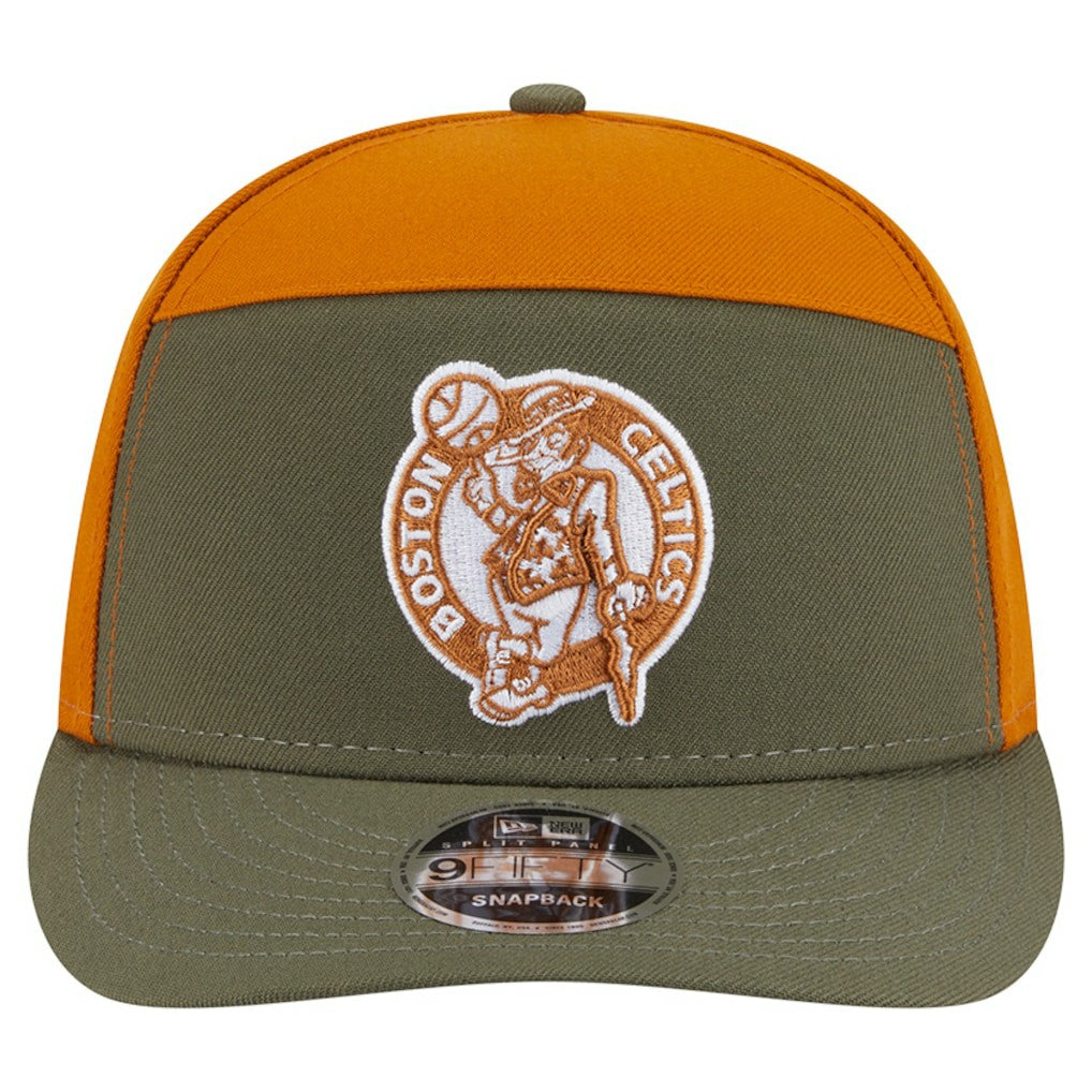 NBA Boston Celtics Two-Tone Color Pack Split Panel 9FIFTY Adjustable Hat