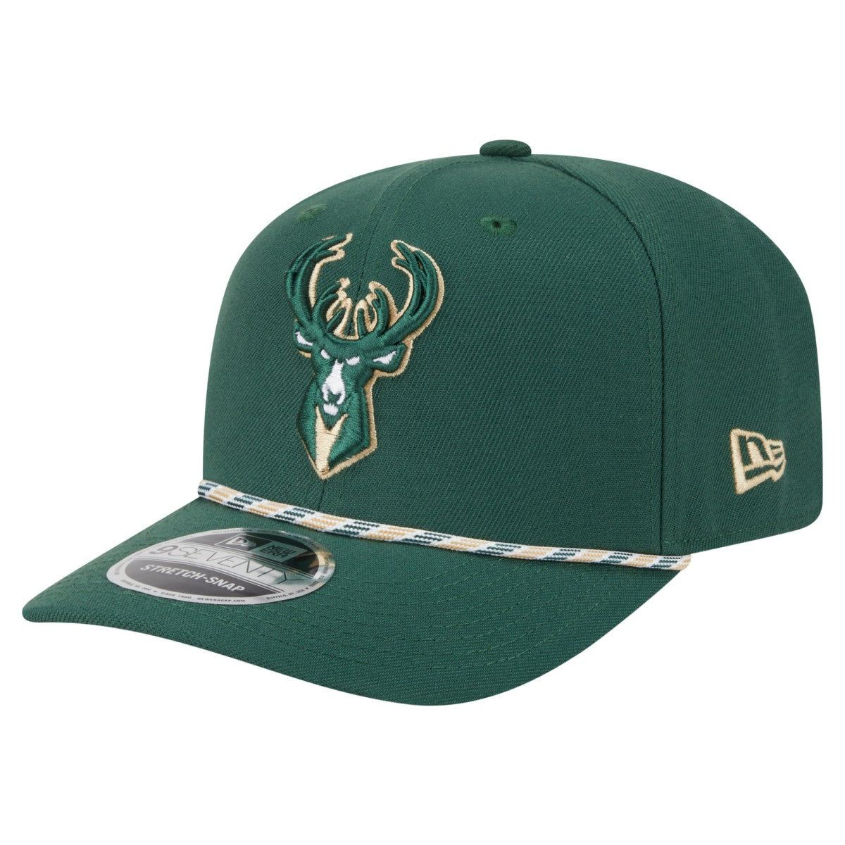 NBA Milwaukee Bucks Rope 9SEVENTY Adjustable Hat