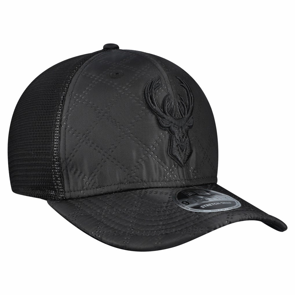 NBA Milwaukee Bucks Quilted 9SEVENTY Trucker Adjustable Hat