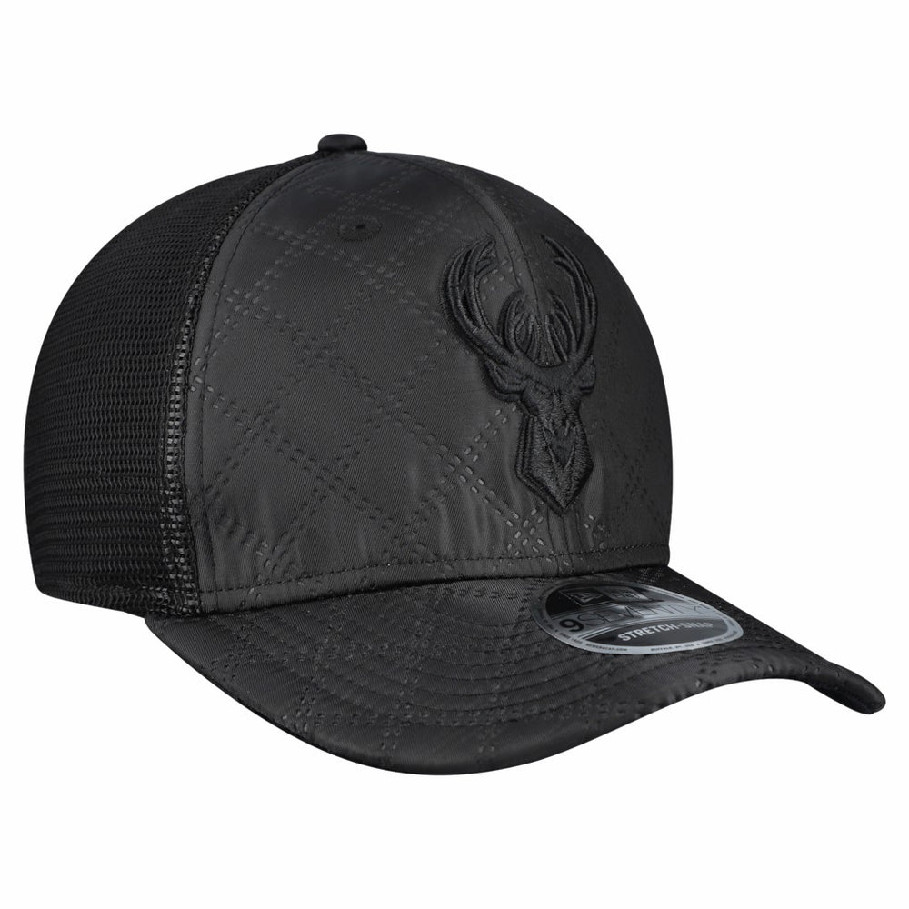 NBA Milwaukee Bucks Quilted 9SEVENTY Trucker Adjustable Hat