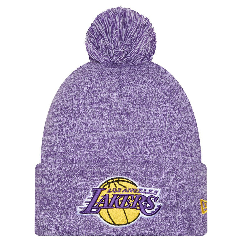 NBA Los Angeles Lakers Marled Cuffed Knit Hat with Pom