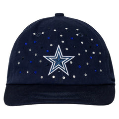 The Wild Collective Women's Jeweled Adjustable Hat - Dallas Cowboys