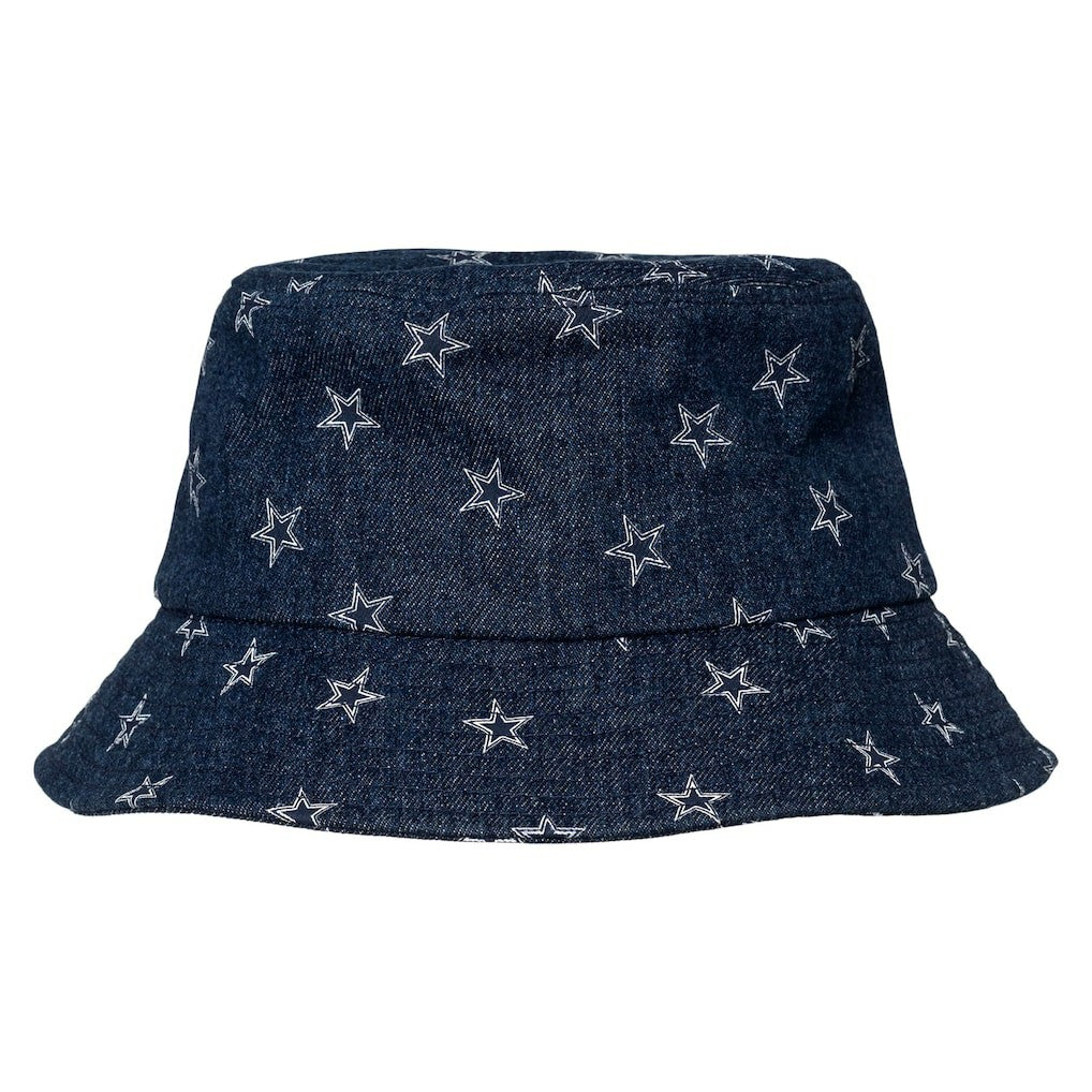 The Wild Collective Women's Denim Bucket Hat - Dallas Cowboys