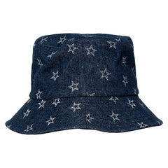 The Wild Collective Women's Denim Bucket Hat - Dallas Cowboys