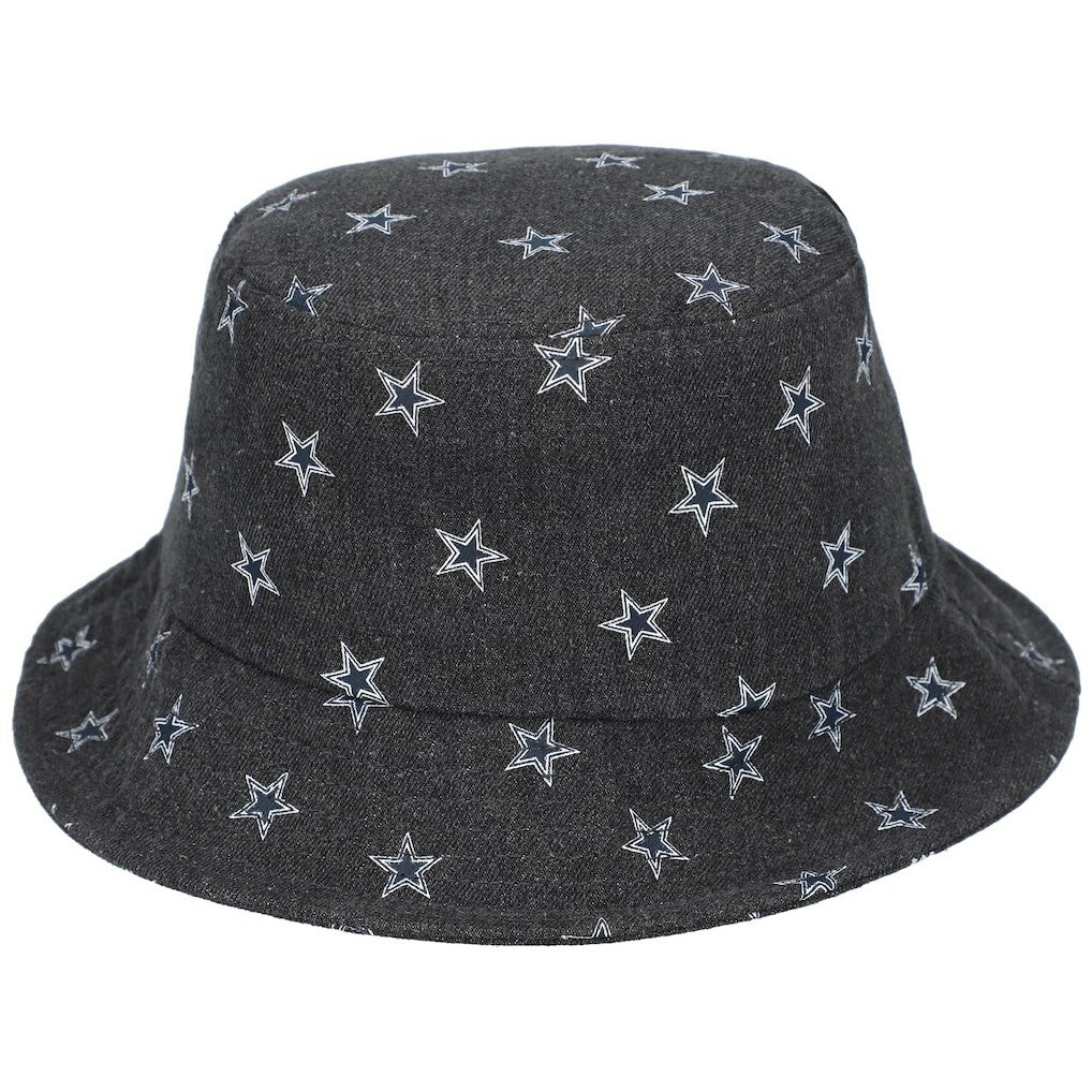 The Wild Collective Women's Denim Bucket Hat - Dallas Cowboys