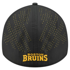 NHL Black Boston Bruins New Era Night 39THIRTY Flex Hat