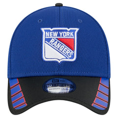 NHL Blue New York Rangers New Era Visor Hit 39THIRTY Flex Hat