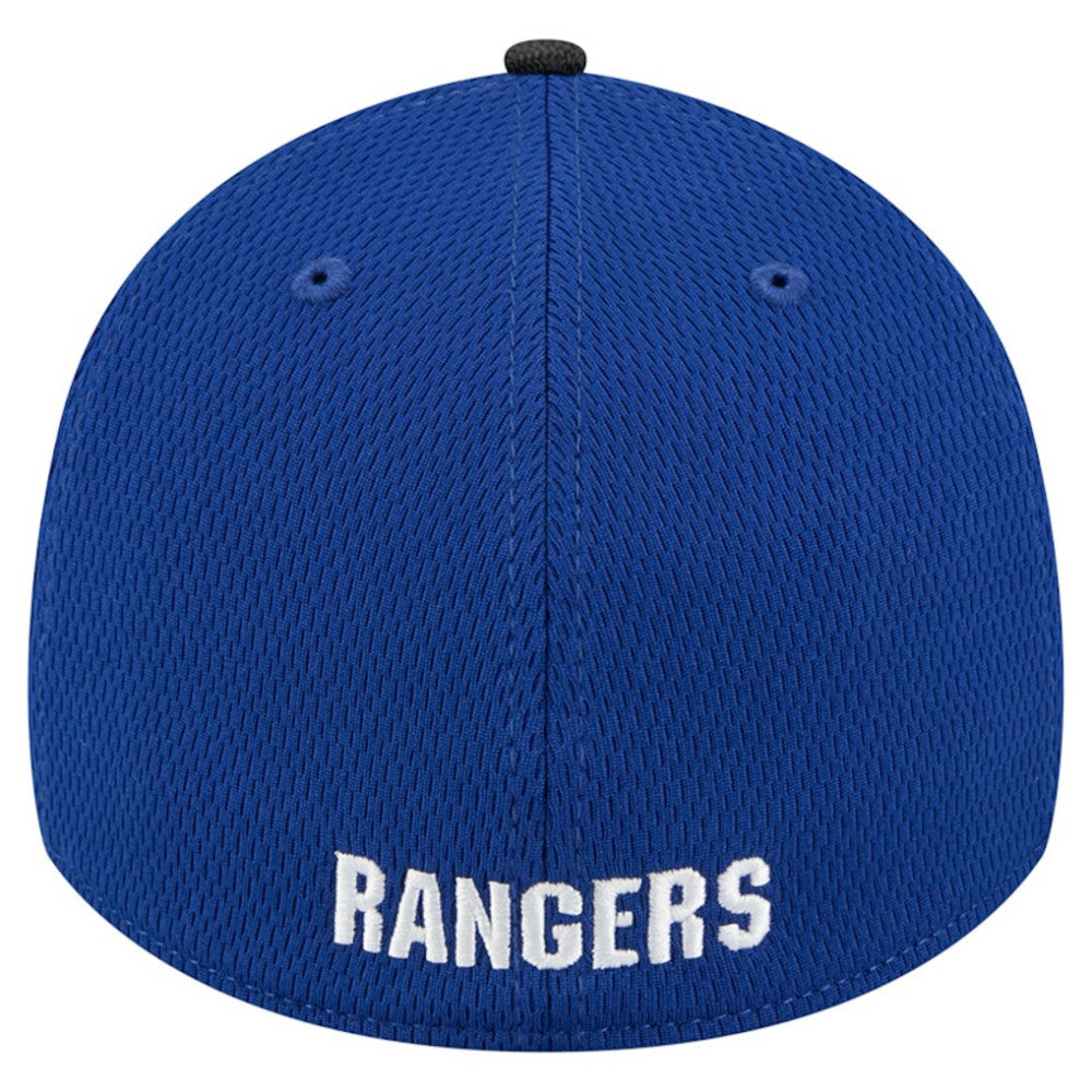 NHL Blue New York Rangers New Era Visor Hit 39THIRTY Flex Hat