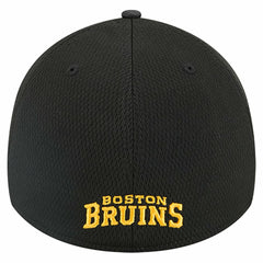 NHL Black Boston Bruins New Era Visor Hit 39THIRTY Flex Hat