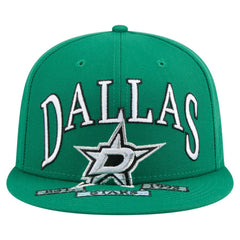 NHL Kelly Green Dallas Stars New Era Oversized Vintage Arch 59Fifty Fitted Hat