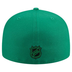 NHL Kelly Green Dallas Stars New Era Oversized Vintage Arch 59Fifty Fitted Hat