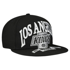 NHL Black Los Angeles Kings New Era Oversized Vintage Arch 59Fifty Fitted Hat